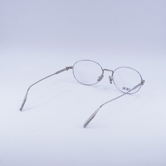 Dior NEODIORO R2U F000 Oval Eyeglasses 52mm - Shiny Palladium - Picture 4 of 10